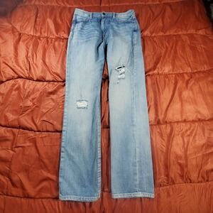 Frame Le Hollywood Fernhill Women's Jeans Distressed High Rise Size 28 MSRP $147